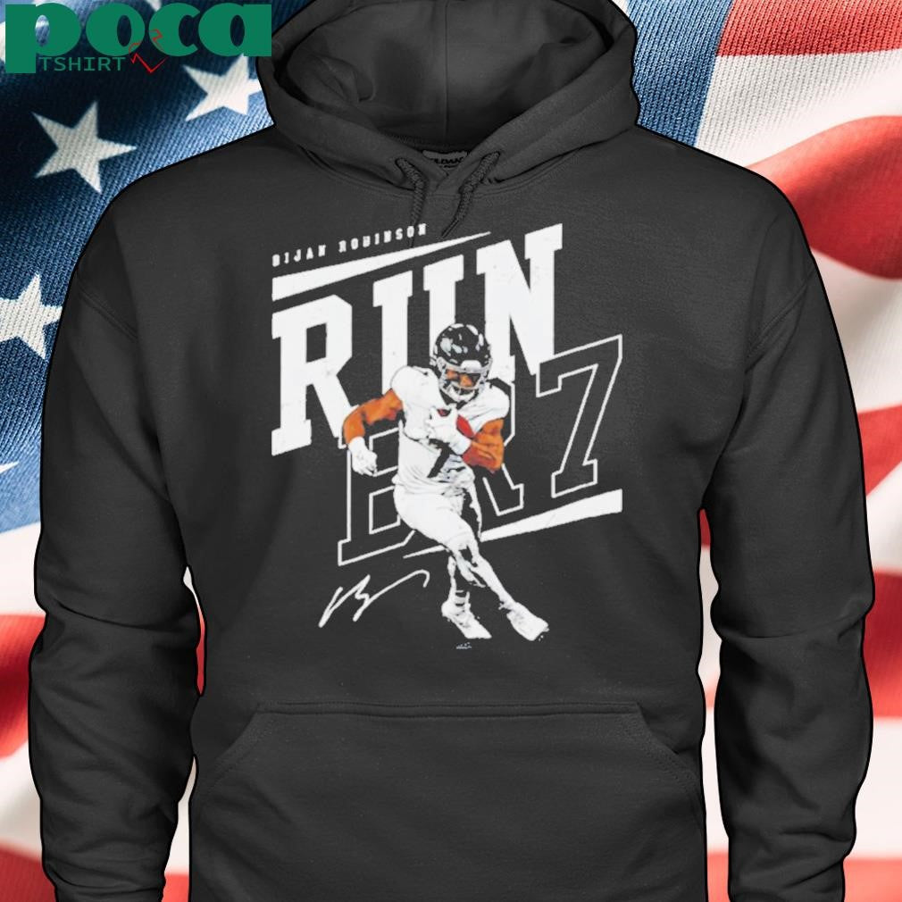Bijan Robinson Atlanta Falcons Run Br 7 Football Signature shirt