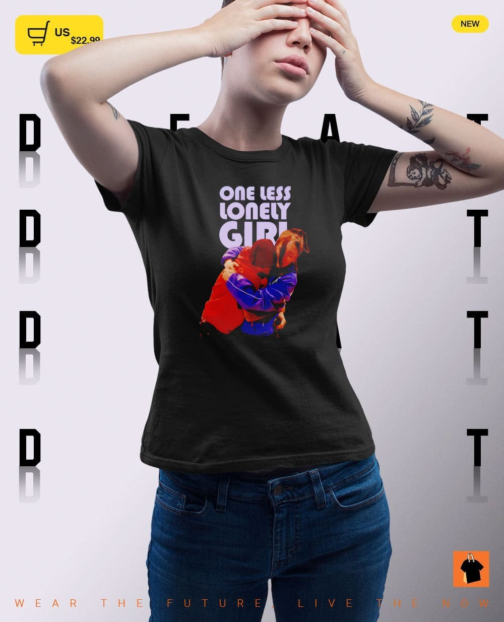 Billie Eilish Justin Bieber Coachella 2026 One Less Lonely Girl shirt