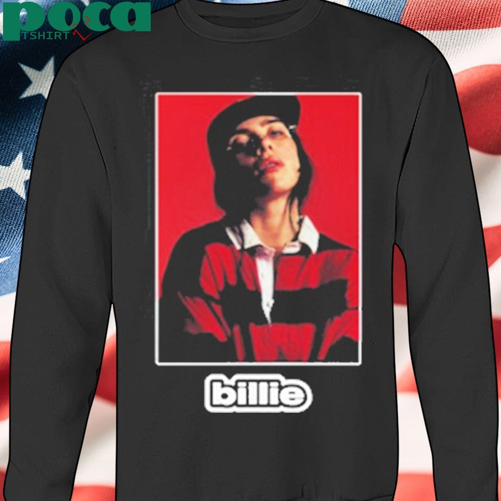 Billie Eilish Shirt Blue Billie Photo Shirt