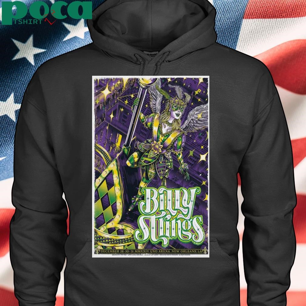 Billy Strings December 29-31 2024 New Orleans LA Poster shirt