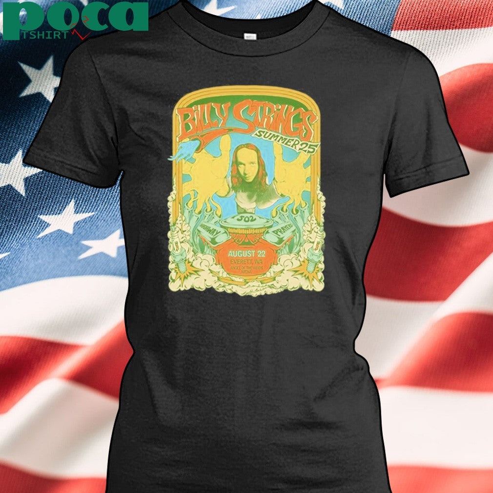 Billy Strings In Everett WA On Aug 22 2025 Tour Shirt