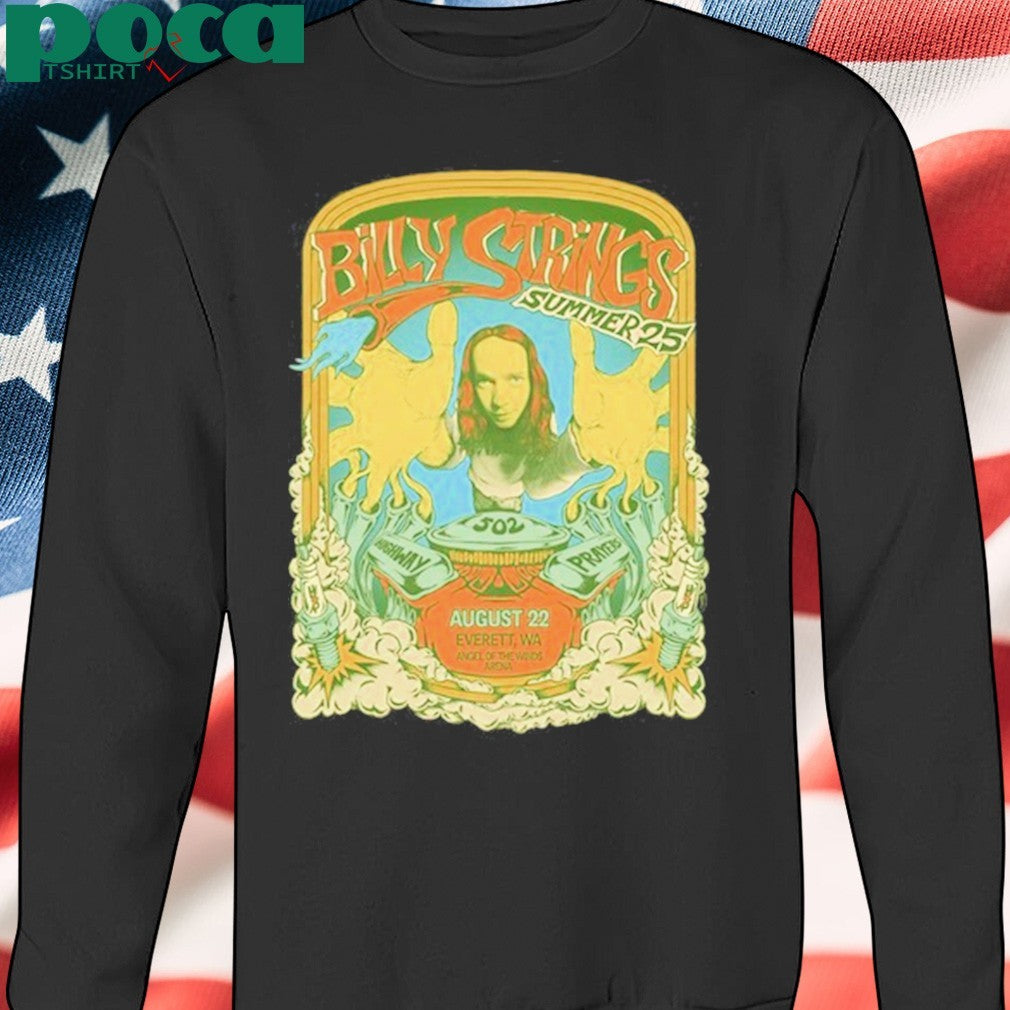 Billy Strings In Everett WA On Aug 22 2025 Tour Shirt