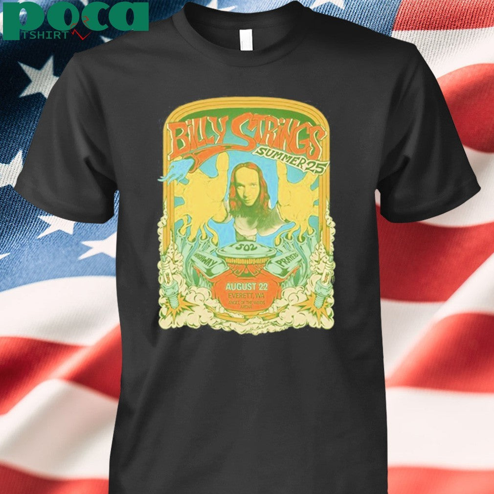 Billy Strings In Everett WA On Aug 22 2025 Tour Shirt