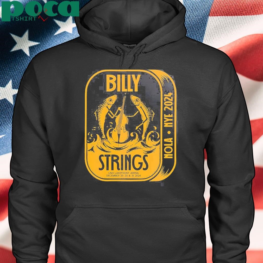 Billy Strings NYE 2024 Black Sardines Tee Unisex T-Shirt