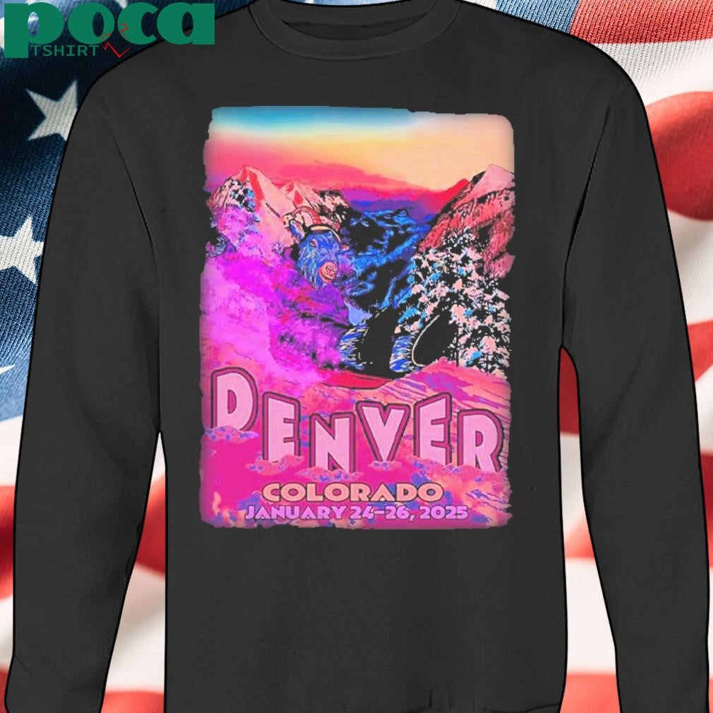 Billy Strings Shows In Denver Colorado Merch Poster On January 24-26 2025 The Snowing Goat Artwork Unisex T-Shirt