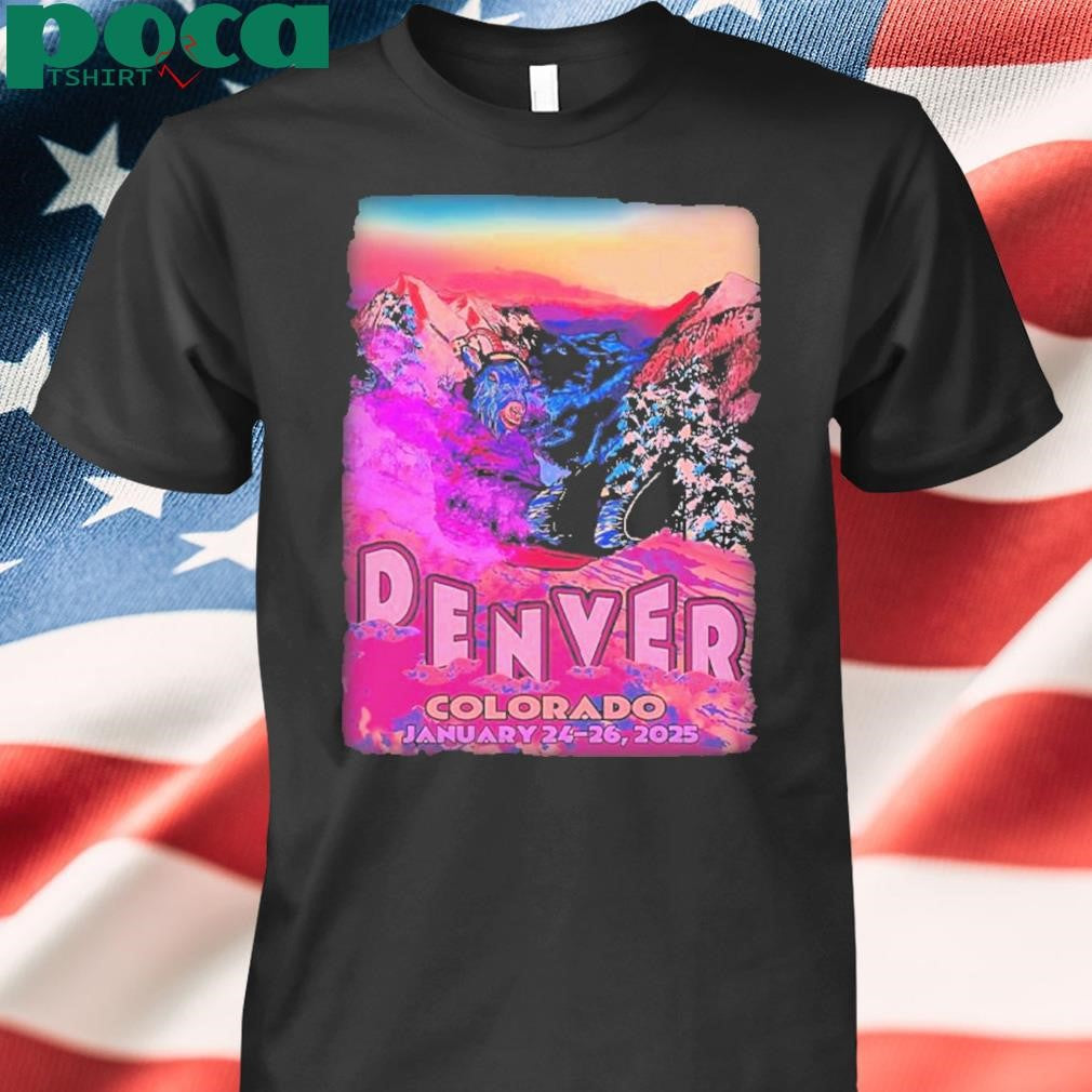 Billy Strings Shows In Denver Colorado Merch Poster On January 24-26 2025 The Snowing Goat Artwork Unisex T-Shirt