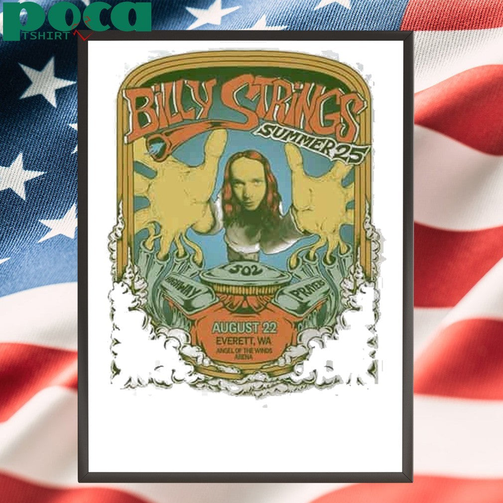 Billy Strings Summer 2025 In Everett WA At Angel Of The Wild Arena On August 22