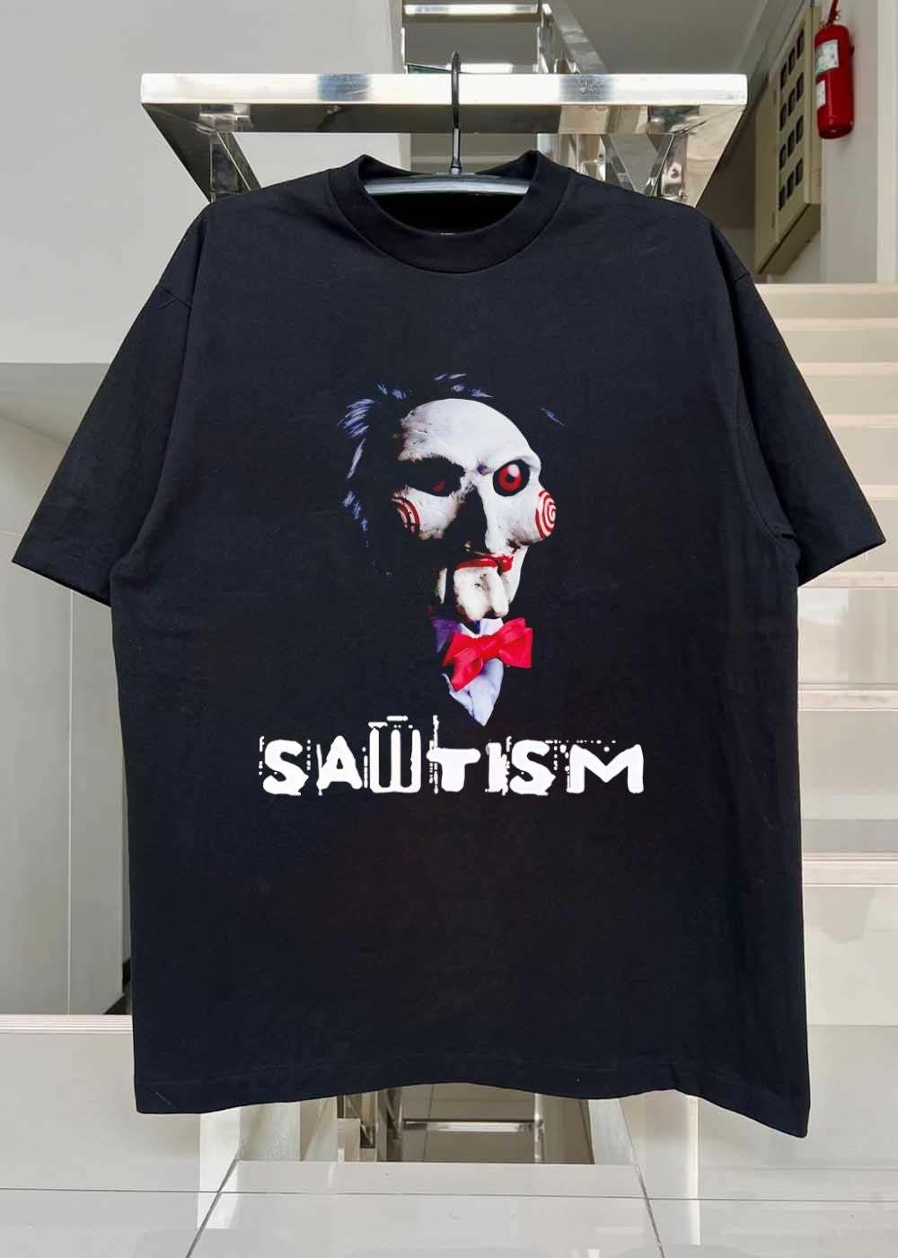 Billy the Puppet Horror Movie Sawtism shirt