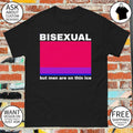 Bisexual but men are on thin ice LGBTQ Pride shirt