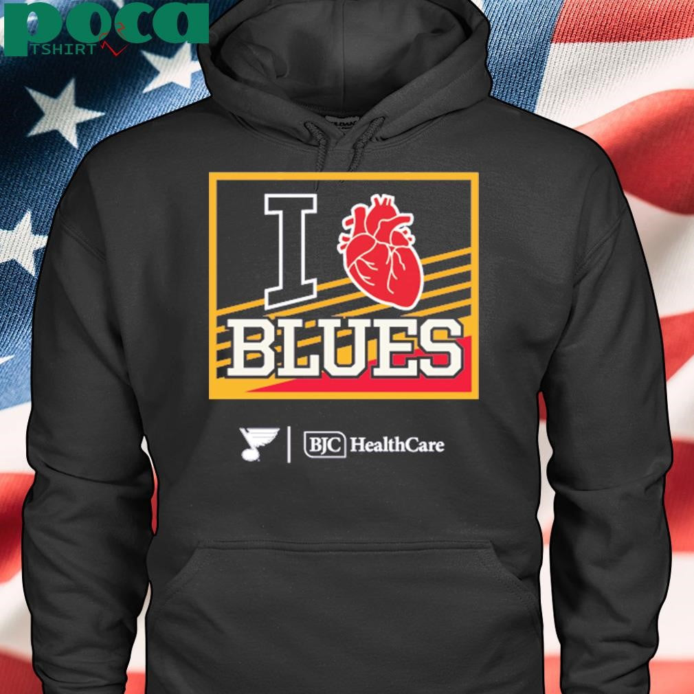 Bjc Healthcare I Heart Blues St Louis Blues Logo Shirt