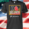 Bjc Healthcare I Heart Blues St Louis Blues Logo Shirt