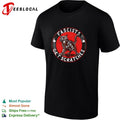 Black cat hissing claws out fascists get scratches shirt