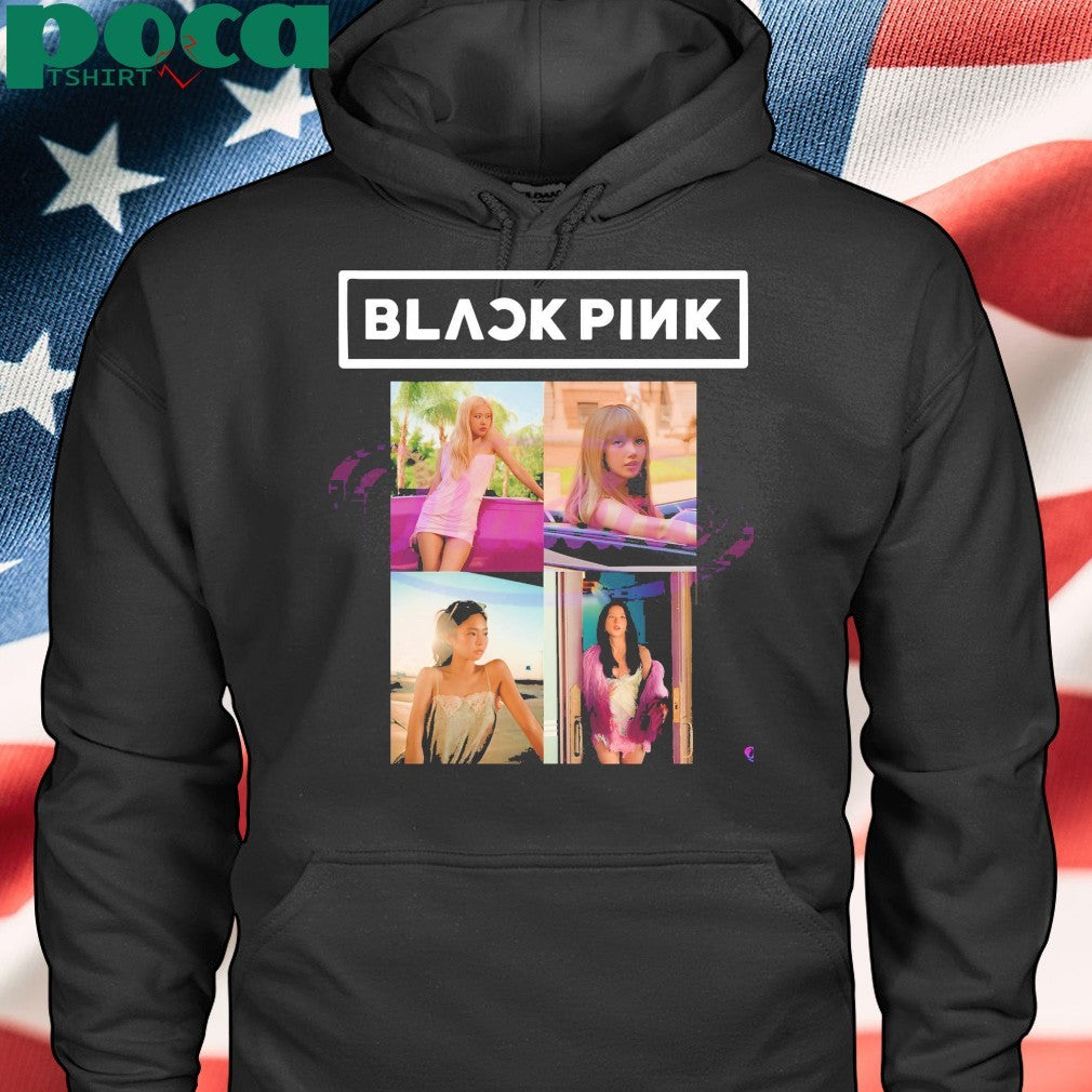Blackpink Photo Collage Retro Vibe Kpop Fan Art shirt