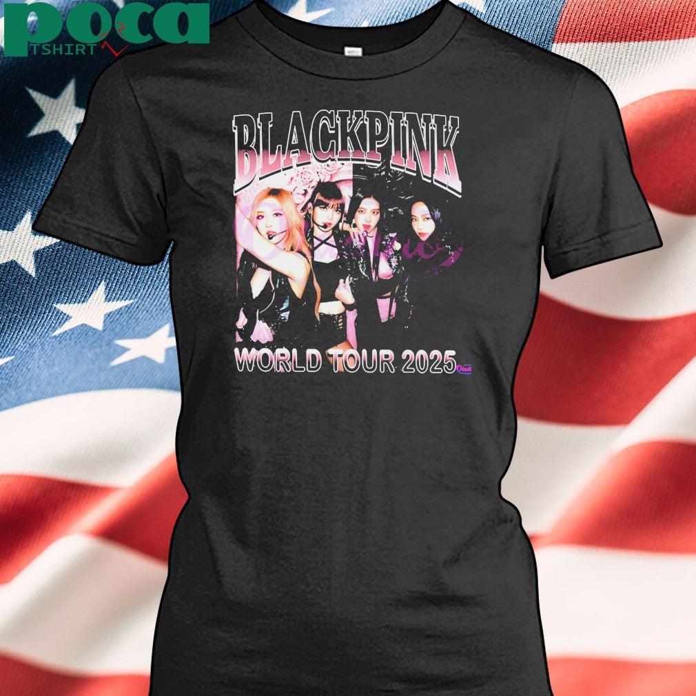 Blackpink World Tour 2025 Kpop Concert Poster shirt