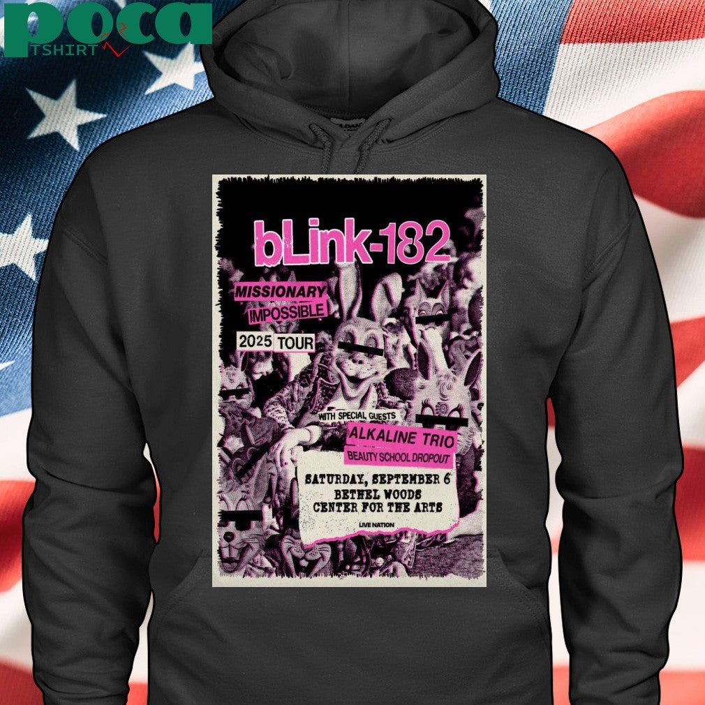 Blink 182 In Bethel NY Sep 6 2025 Poster T-shirt