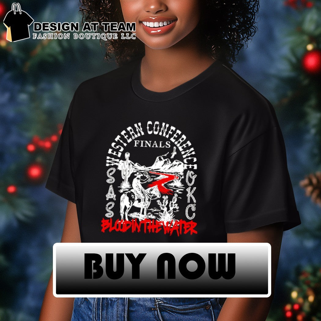 Blood in the Water Western Conference Finals vintage shirt
