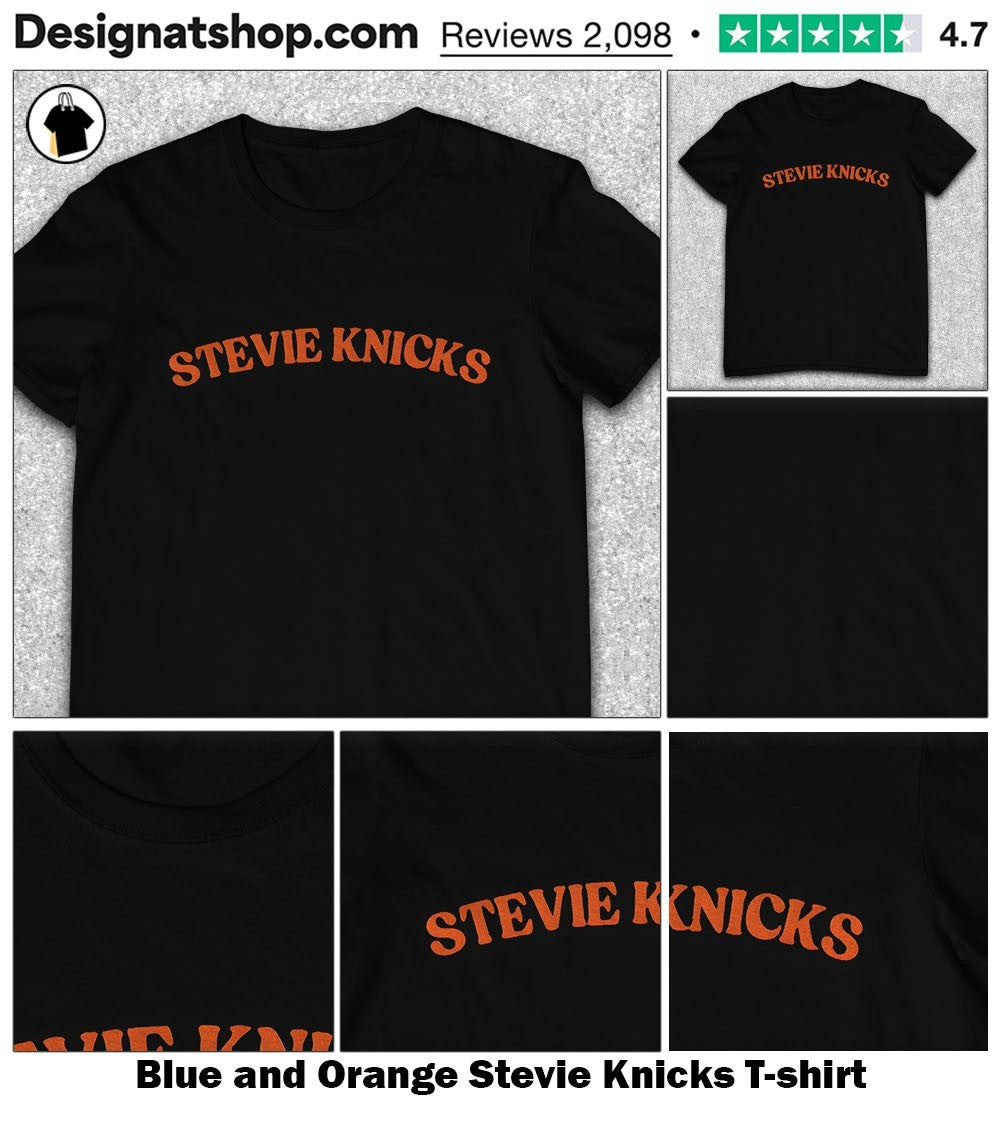 Blue and Orange Stevie Knicks shirt