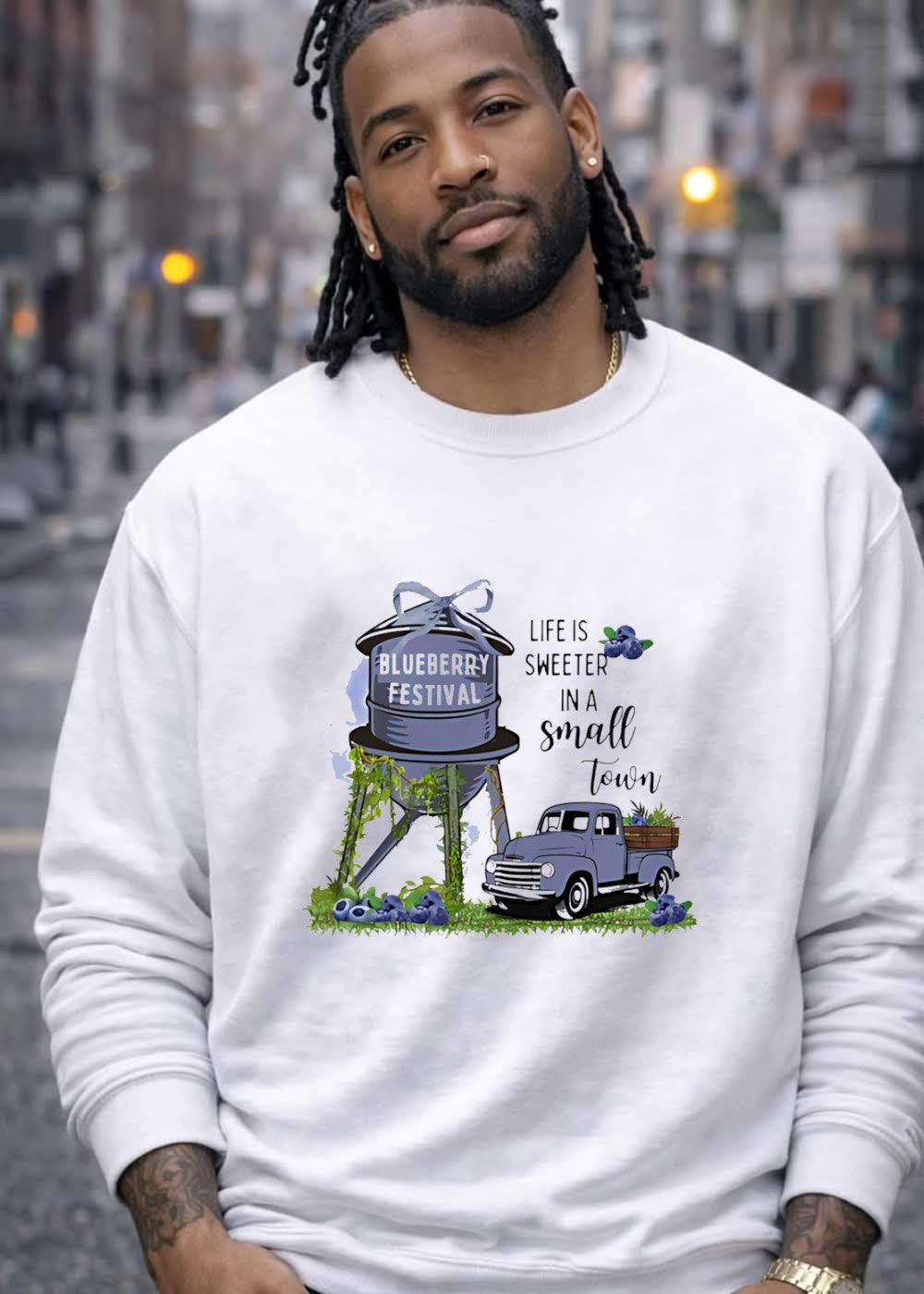 Blueberry Festival Life Is Sweeter in a Small Town T-Shirt