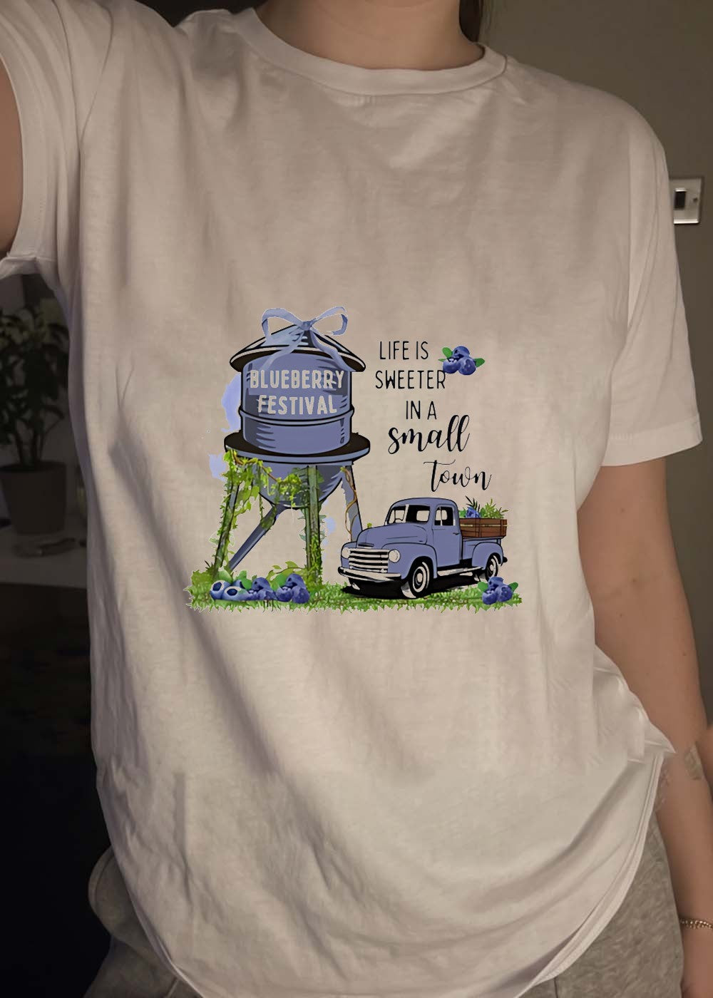 Blueberry Festival Life Is Sweeter in a Small Town T-Shirt