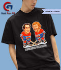Bob Gainey and Larry Robinson Defensive Dynamos Hockey caricatures shirt