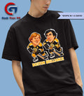 Bobby Orr and Phil Esposito Boston Brilliance Hockey caricatures shirt