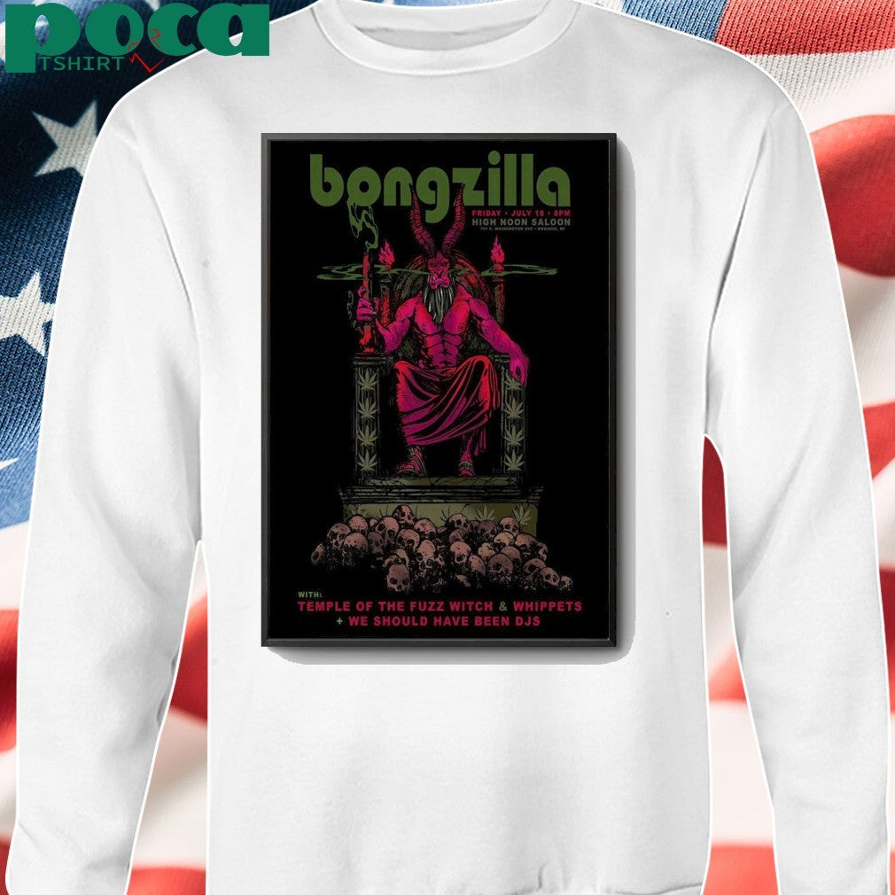 Bongzilla Jul 18 2025 Madison WI Poster shirt