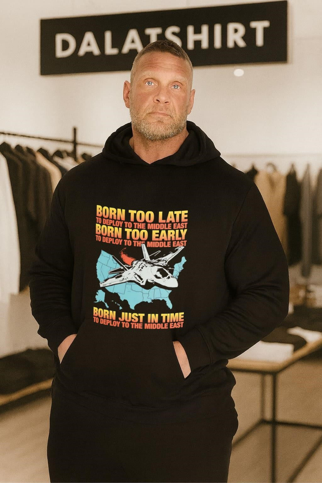 Born Just In Time to Deploy Middle East shirt
