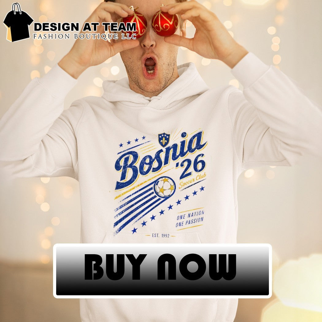 Bosnia Soccer World Cup 2026 One Nation One Passion est 1992 shirt