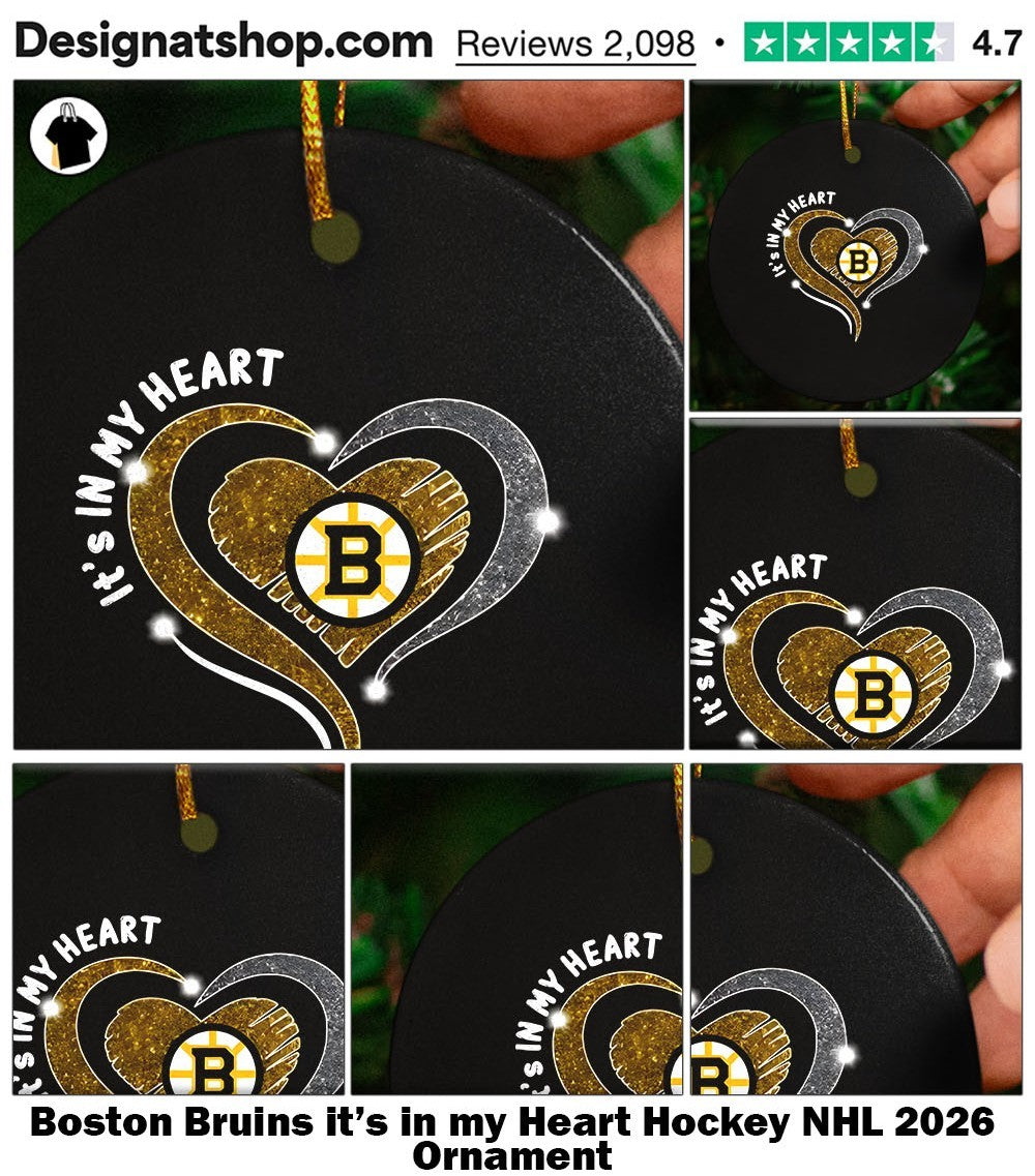 Boston Bruins it’s in my Heart Hockey NHL 2026 shirt