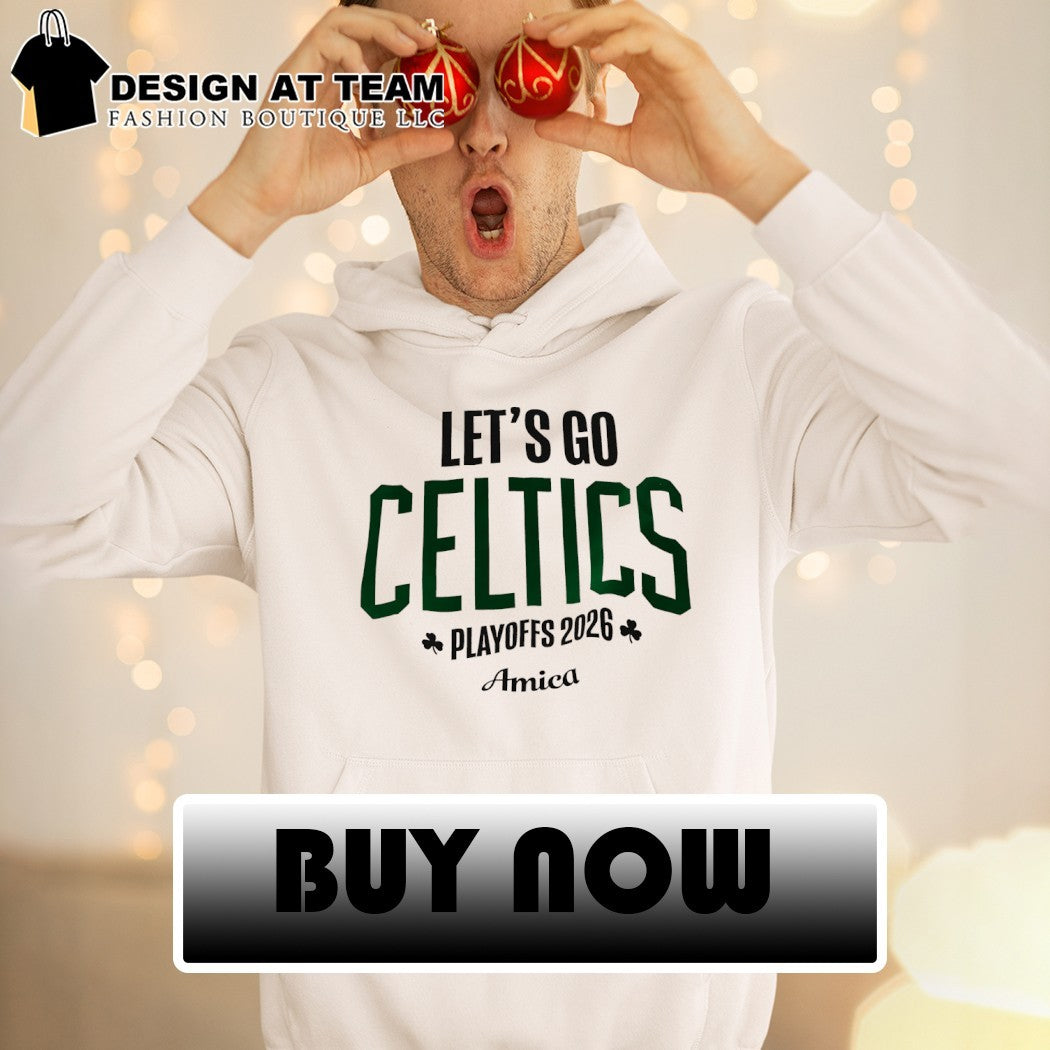 Boston Celtics Basketball Let’s Go Celtics Playoffs 2026 Amica shirt