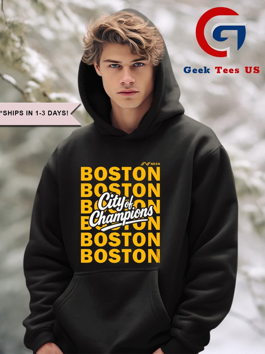 Boston City of Champions Pittsburgh Penguins shirt