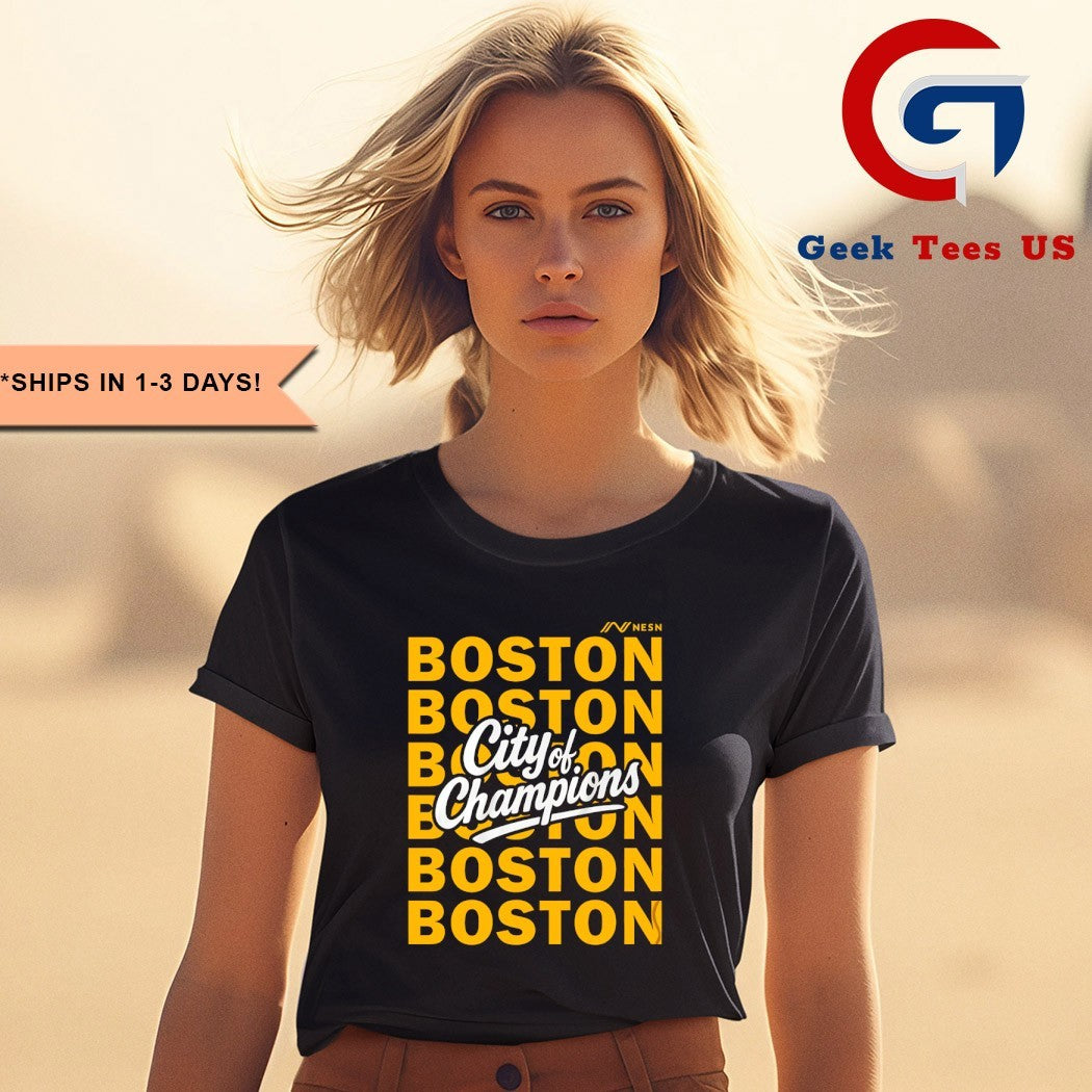 Boston City of Champions Pittsburgh Penguins shirt