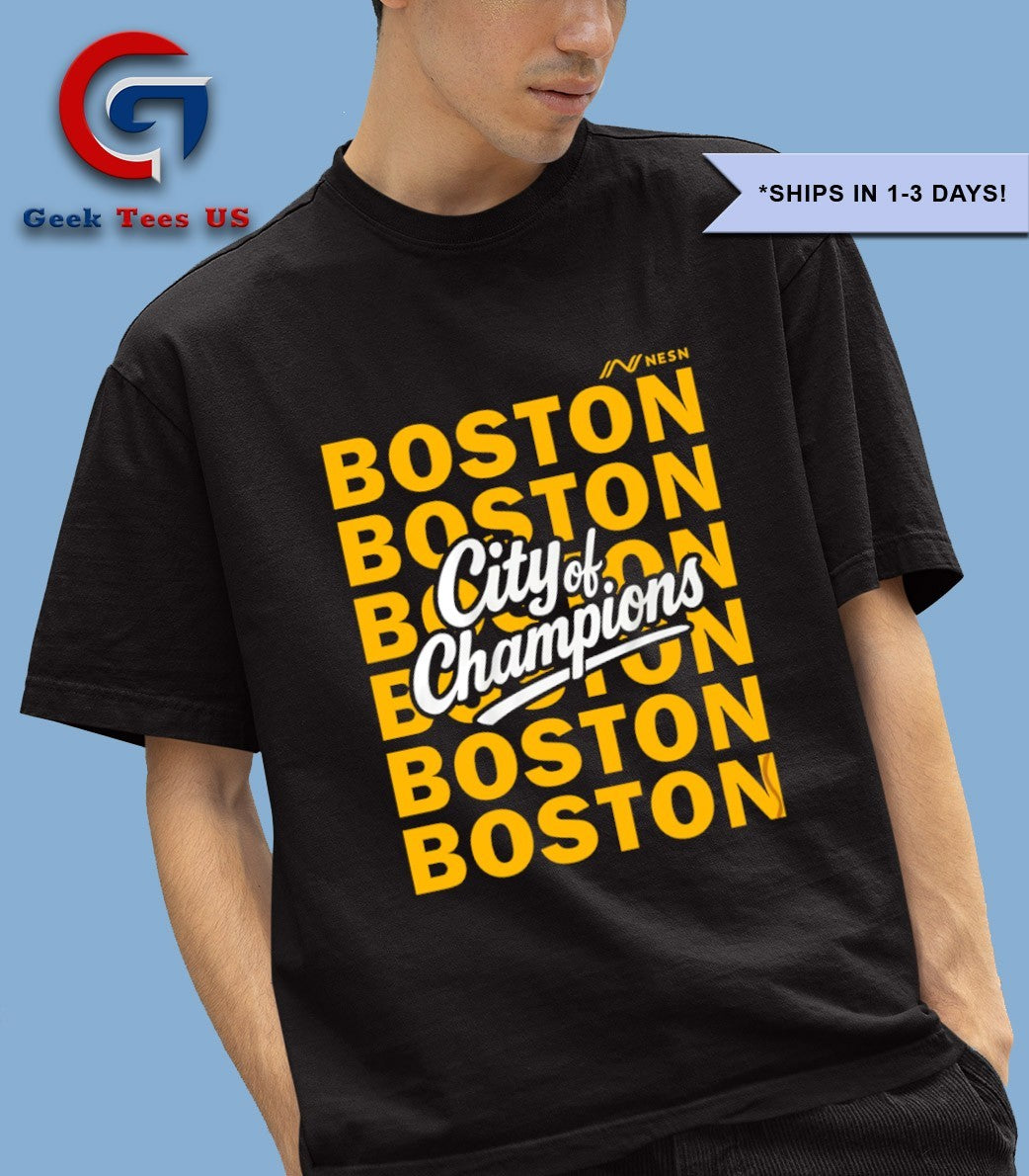 Boston City of Champions Pittsburgh Penguins shirt