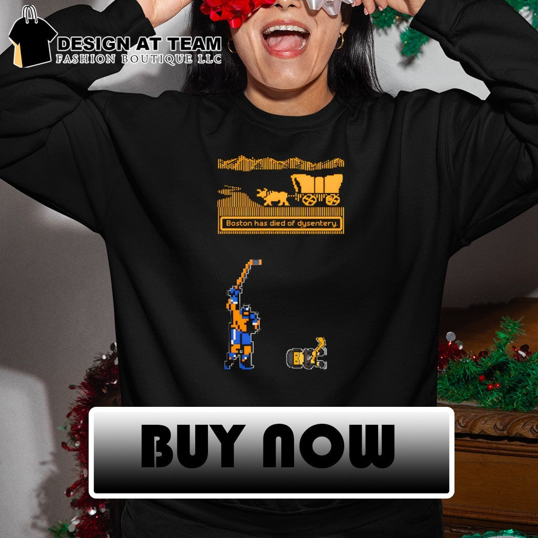 Boston has died of dysentery 8bit shirt