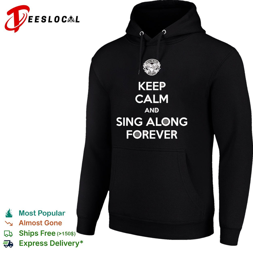 Bouncing Souls keep calm and sing along forever punk rock slogan shirt