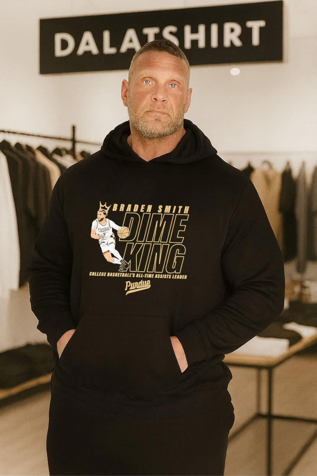 Braden Smith Dime King College Basketball’s All-Time Assists Leader Purdue shirt