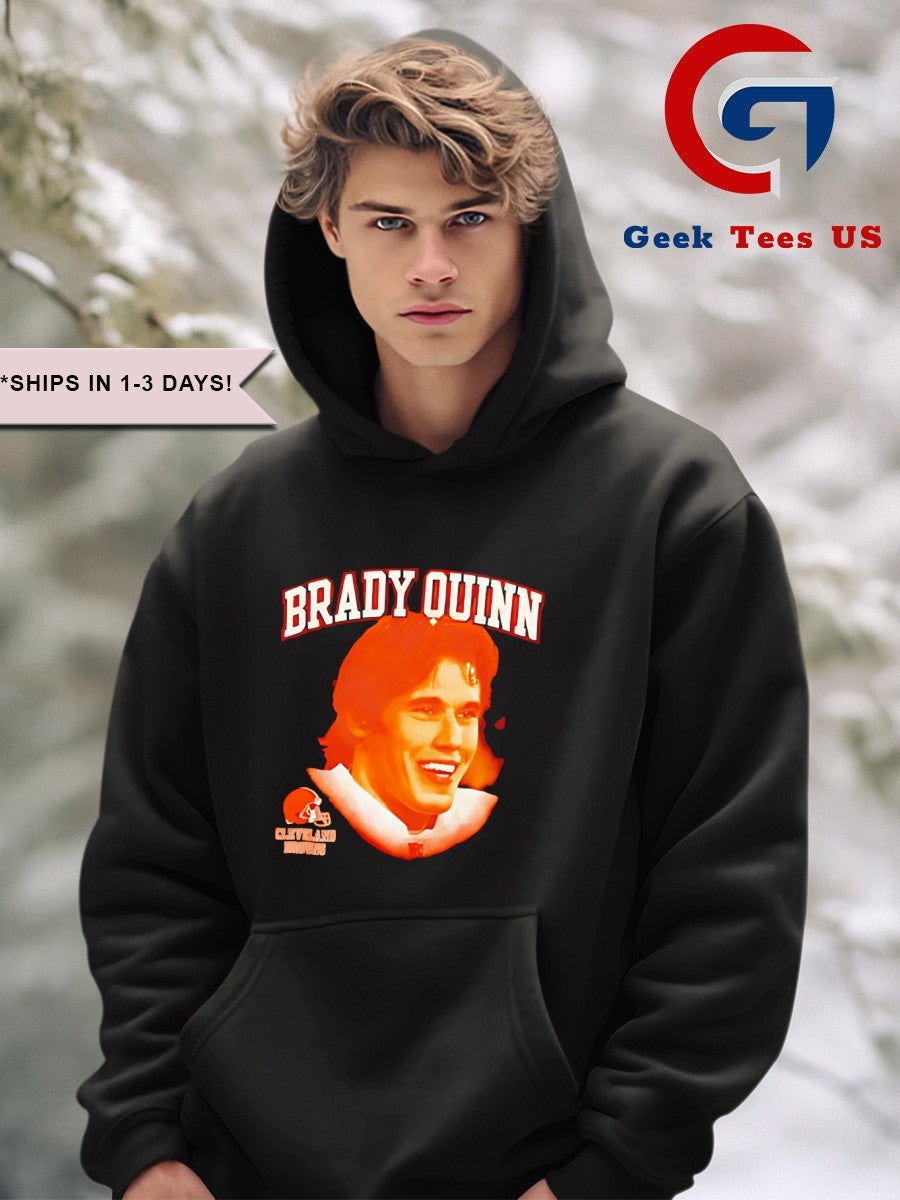 Brady Quinn Cleveland Browns portrait vintage shirt