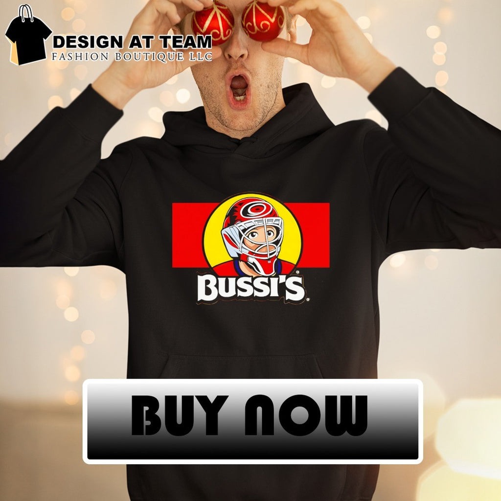 Brandon Bussi Bussi’s Goalie Carolina Hurricanes Hockey NHL 2026 shirt