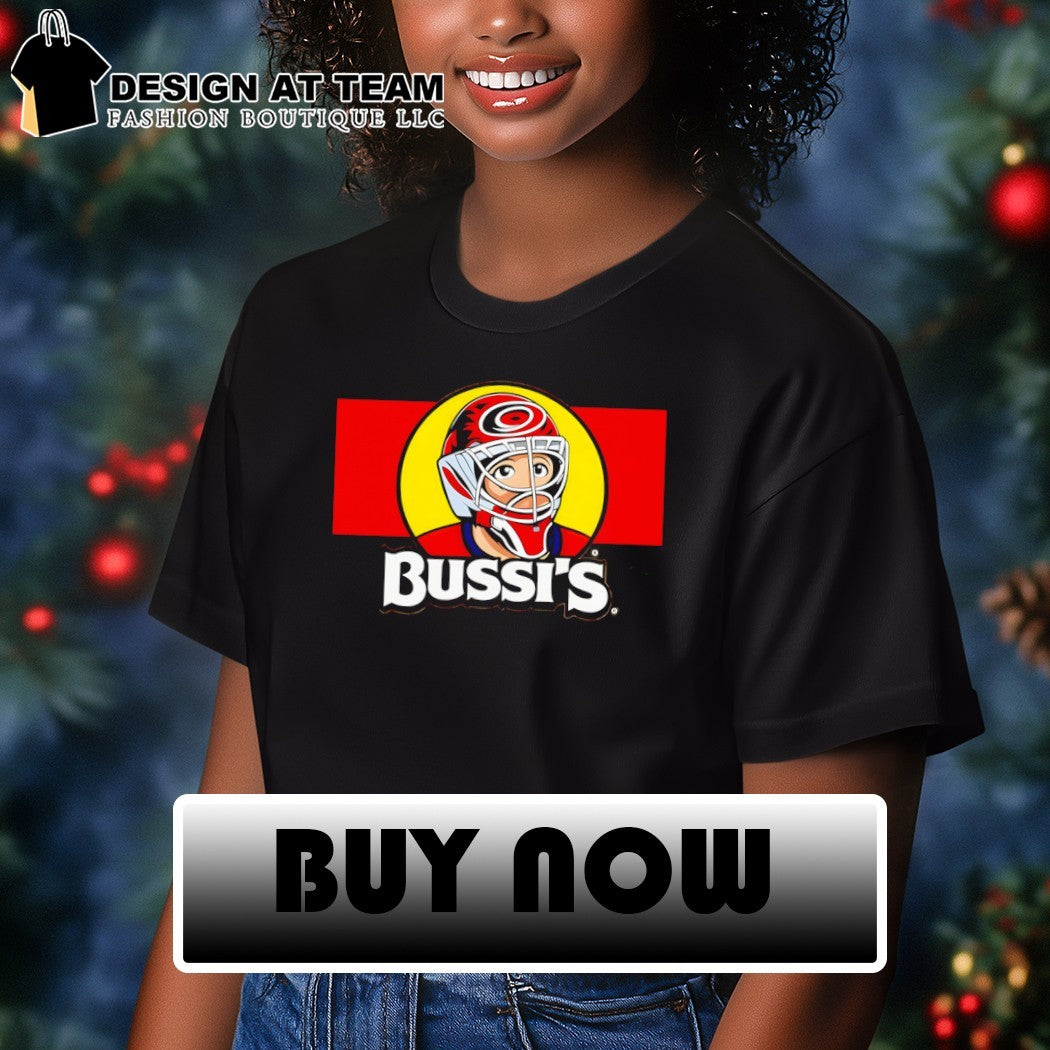 Brandon Bussi Bussi’s Goalie Carolina Hurricanes Hockey NHL 2026 shirt