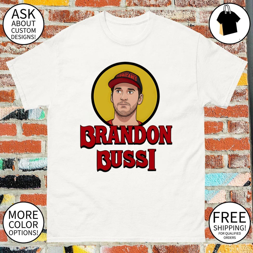 Brandon Bussi Carolina Hurricanes Hockey Carolina Portrait NHL 2026 shirt