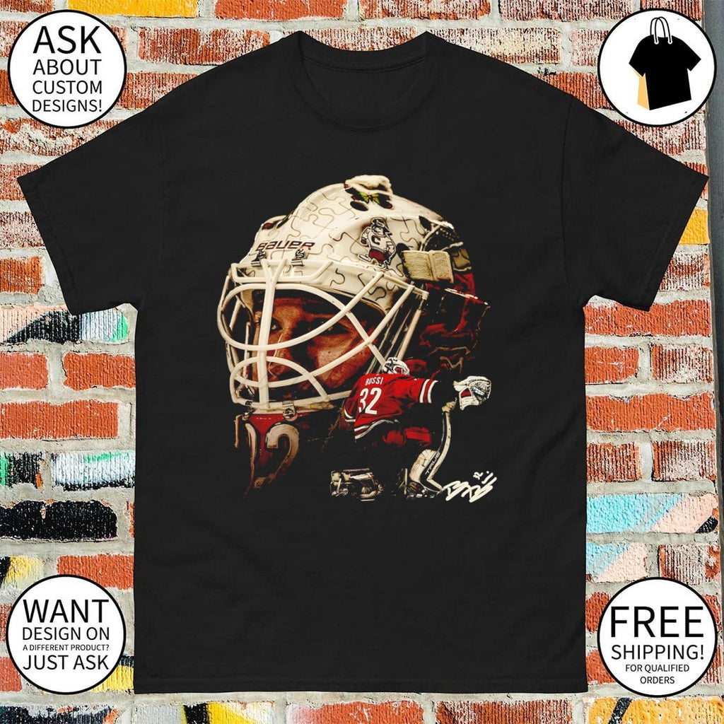 Brandon Bussi Carolina Hurricanes Hockey NHL 2026 Player Ice skater shirt