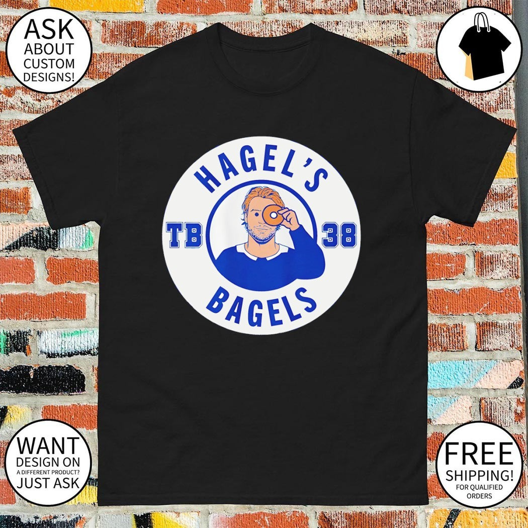 Brandon Hagel Bagel Tampa Bay Lightning hockey TB 38 shirt
