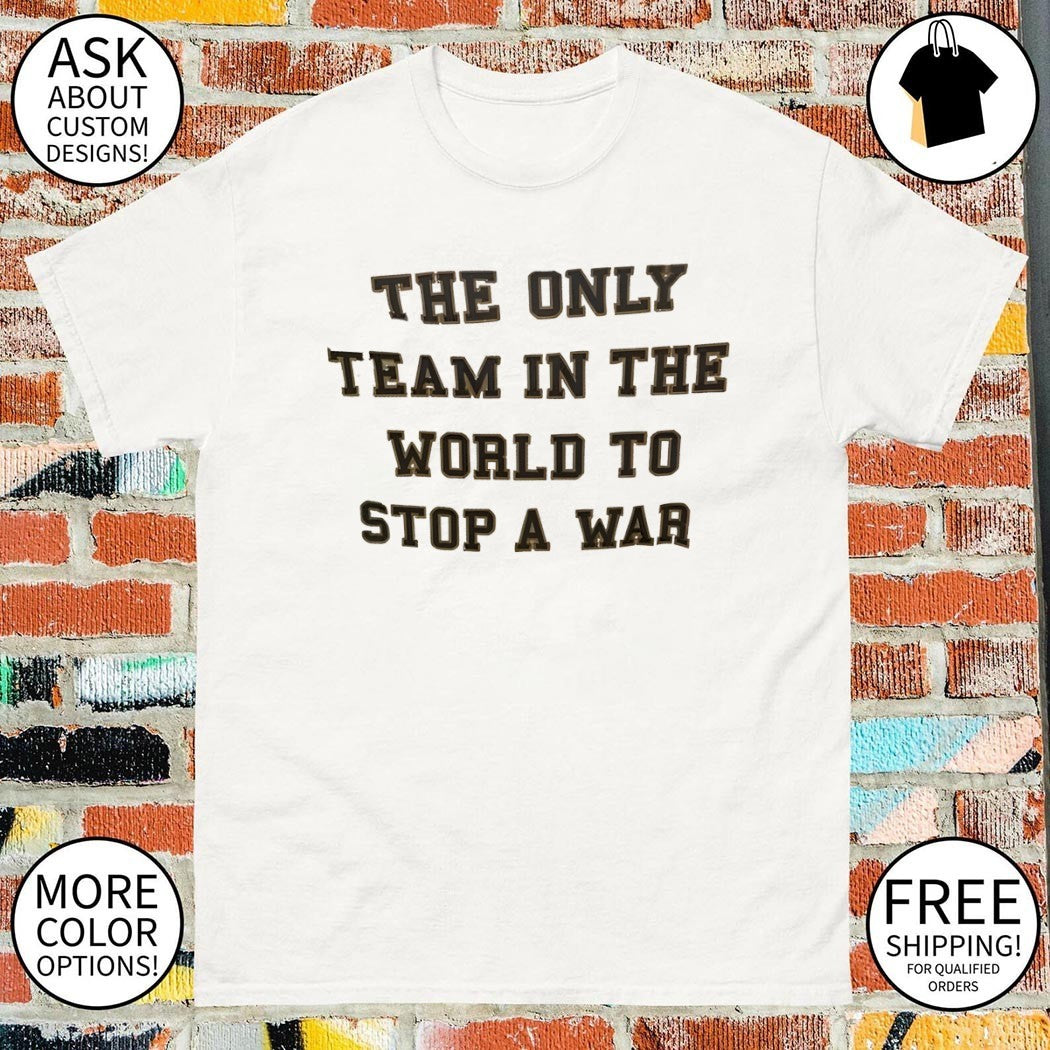Brasil FC the only team in the world to stop a war shirt