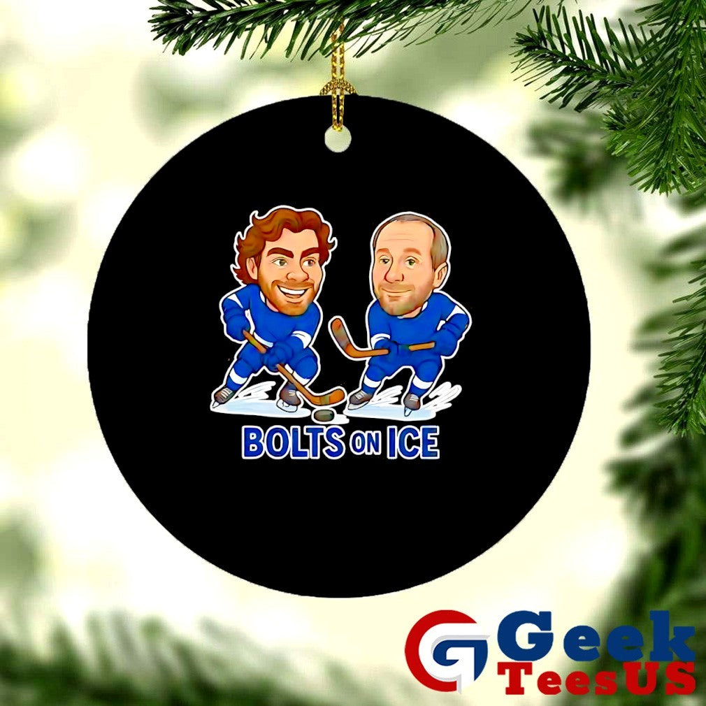 Brayden Point and Nikita Kucherov Bolts On Ice Hockey caricatures shirt