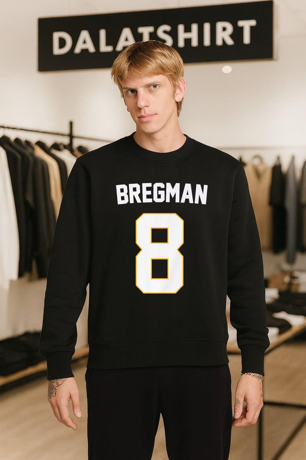 Bregman 8 Baseball Player Name and Number Custom shirt