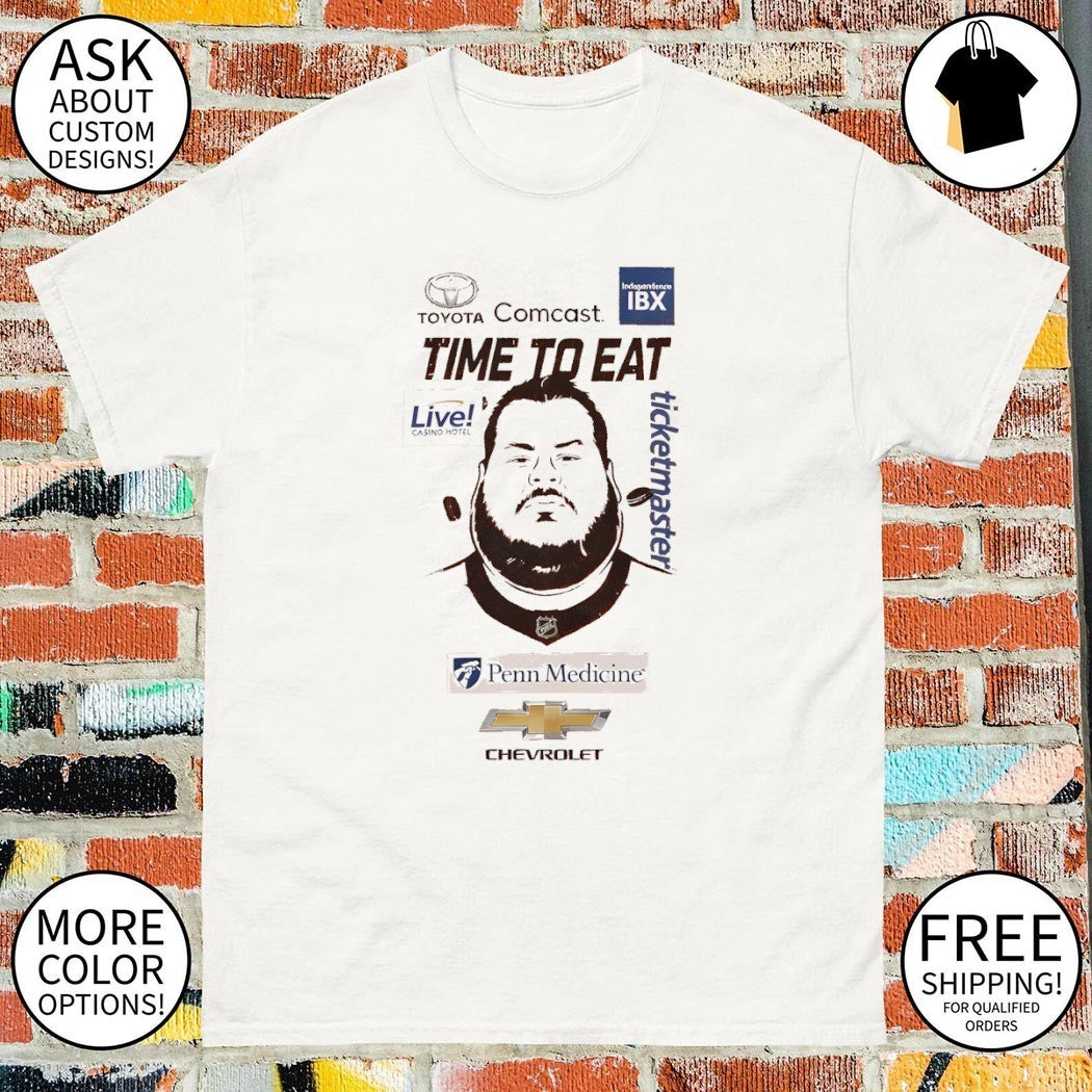 Broad Street Bullies Philadelphia Flyers Time To Eat shirt