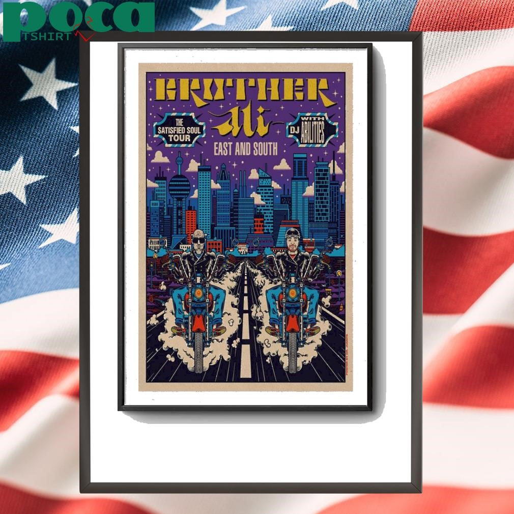 Brother Ali Eastern & Southern Shows Tour Poster shirt