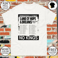 Bruce Springsteen and the E Street Band Land of Hope and Dreams American Tour Date shirt