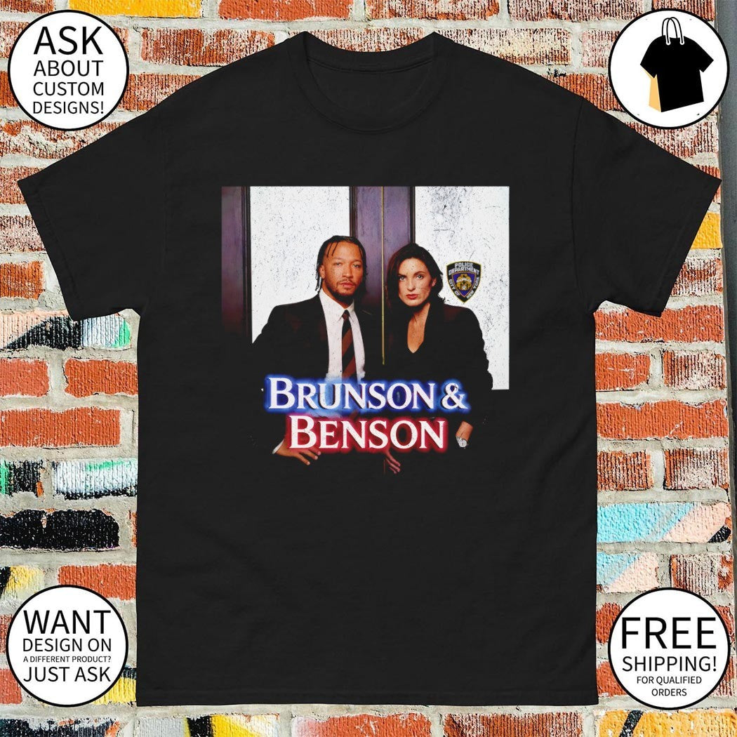 Brunson and Benson Olivia Benson Jalen Brunson Law and Order SVU shirt