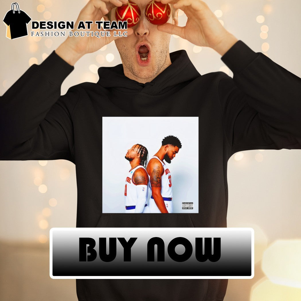 Brunson x Towns Album Graphic Knicks basketball players shirt